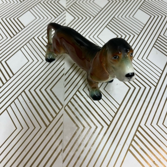 Vintage MCM Hound Dog Ceramic Figurine - Picture 2 of 11